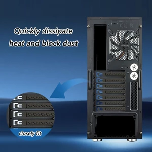 YOI 12cm Khe cắm PCI Bảo vệ bụi Kim loại cho vỏ tiêu chuẩn Bao gồm vít gắn