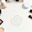 FAVORITEGOODS Soft Silicone Gel Powder Puff, Kem bôi kem dưỡng da tròn, Miếng đệm BB chống thấm di động có thể tái sử dụng cho kem dưỡng da mặt