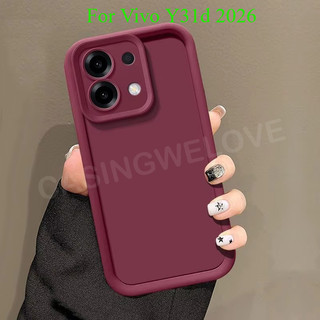 Ốp Điện Thoại Cho Vivo Y31d Y31 Y500i 5G 4G 2026 Vỏ Điện Thoại Silicon Mềm TPU Chống Sốc Mặt Sau Bảo Vệ