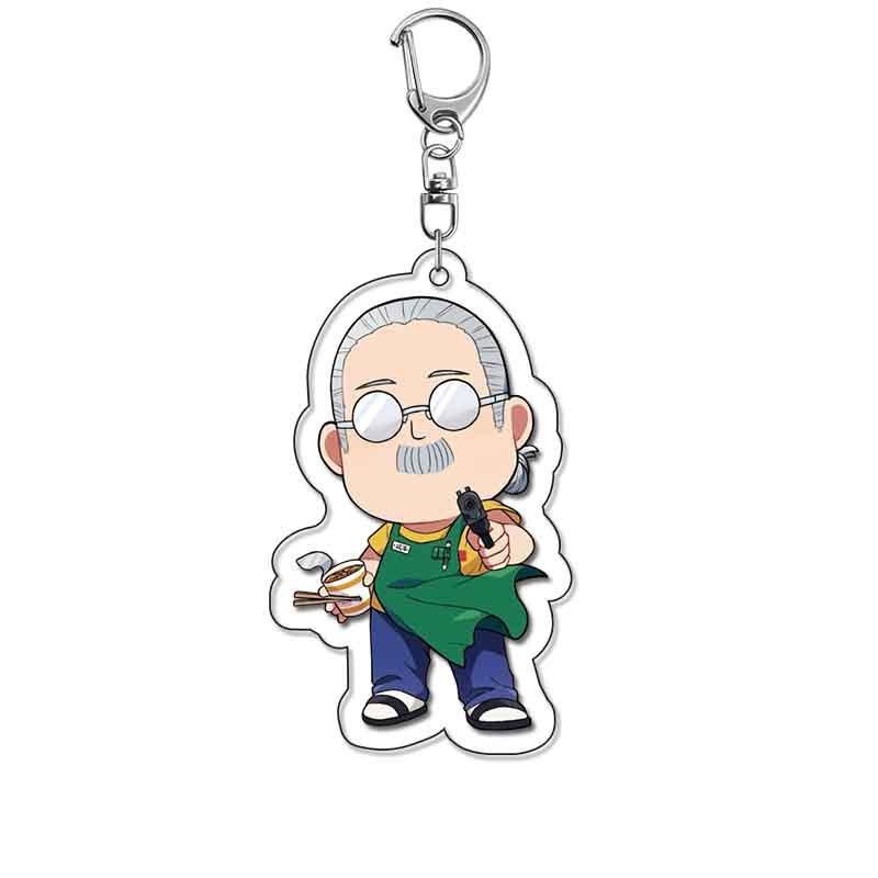 Anime SAKAMOTO DAYS Acrylic Keychains Lu Shaotang Sakamoto Taro Shin Asakura Cosplay Key Chain Keyring Bag