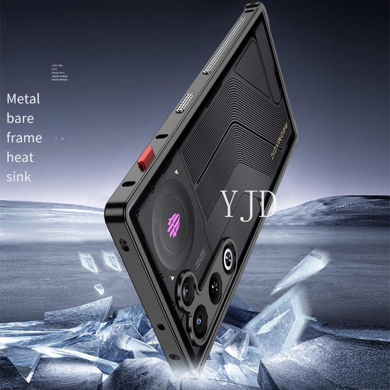 Ốp YJD Cho RedMagic 11 Air Metal Khung Trần Tản Nhiệt Chống Rơi Vỏ Điện Thoại