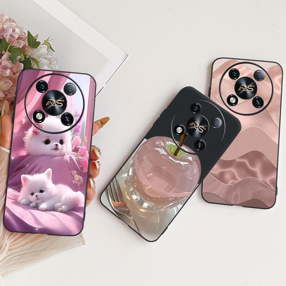 Cho Itel RS4 ITEL S666LN Ốp Điện Thoại Rồng Trung Quốc Mèo Dễ Thương Hoạt Hình Động Vật Họa Tiết Vỏ Mềm Mờ Silicon Ốp Lưng