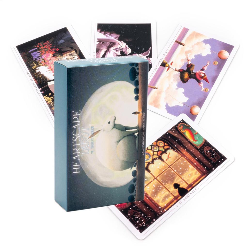 Heartscape Tarot Tiếng Anh Oracle Cards Fate Bói toán Tarot Deck Giải trí gia đình Trò chơi bảng bói toán saixit2vn