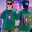 cotton cổ tròn Gaza 90-150cm Baju-T nam Áo