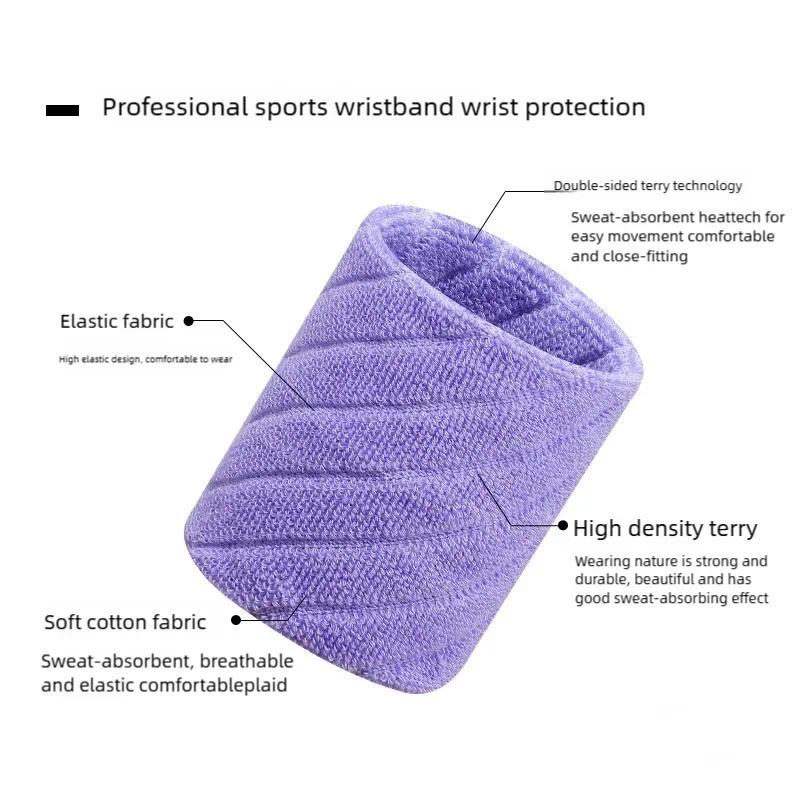 Đai cổ tay cotton co giãn số 30 hỗ trợ bóng rổ và tập gym - Hấp thụ mồ hôi hiệu quả