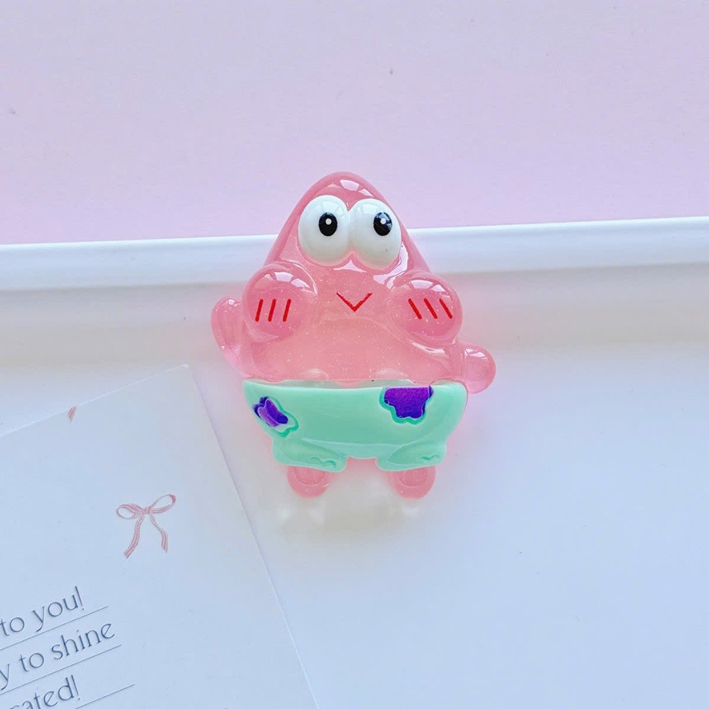 Charm gắn dép: Set charm 8 món bọt biển dễ thương - SpongeBob – Patrick - mã 2026 HÀNG NÉT ĐẸP HƠN- CÓ BÁN LẺ SET