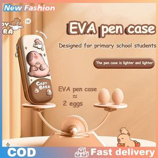 3D dễ thương capybara bút chì trường hợp, không thấm nước vỏ cứng Túi bút cho các đồ dùng học tập