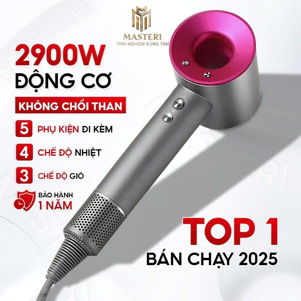 Máy Sấy Tóc Ion Âm 2 Chiều Nóng Lạnh Công Suất Lớn Có 3 Chế Độ Sấy Chăm Sóc Tóc Chống Gãy Rụng