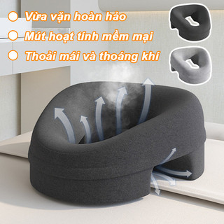 Gối Massage Mặt Xuống Tiện Dụng, Bọt Nhớ Thoáng Khí, Thích Hợp Cho Thẩm Mỹ Viện Và Salon Tóc Massage Mặt Cổ