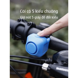 Chuông điện xe đạp màu - Âm thanh điều chỉnh được, cho thành phố, còi điện xe đạp, Chuông xe đạp