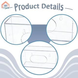 Giá đỡ dùng một lần Găng tay Hộp đựng găng tay nhà bếp, Đa năng, Hộp đựng đồ, Treo tường trong suốt