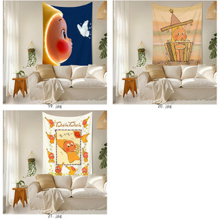 Tấm thảm Polyester in một mặt Twinkle Twinkle, Trang trí nội thất, Phụ kiện, Quà tặng cho bạn bè (bao gồm móc).