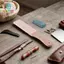 Bộ dụng cụ mài dao bằng da PU có dao đánh bóng Strop để khắc gỗ