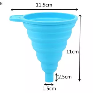 NS Thực Phẩm Phễu Silicon Mini Silicon Gấp Phễu Thiết Thực Nhà Bếp Lỏng Pha Chế Phễu Mini Di Động Dụng Cụ Nhà Bếp NS