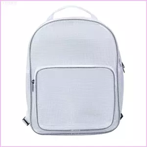 Cinna Nơi Làm Việc Trong Suốt Ba Lô Đi Học Túi Đựng Sách PVC Trong Suốt Chống Tĩnh Điện Cho Trường Laptop Ba Lô PVC Hạng Nặng