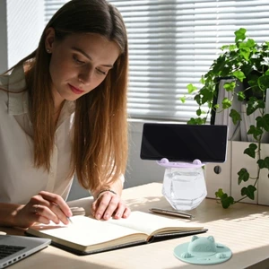 Yoo Pack Of 3 4 Nắp Cốc Silicon Hình Mèo Có Giá Đỡ Túi Và Chức Năng Đế Điện Thoại Cho Đồ Uống Nóng