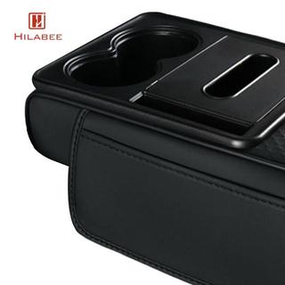 Miếng đệm tay vịn ô tô bằng da PU Bảng điều khiển trung tâm Hộp lưu trữ nội thất có giá đỡ cốc và khe cắm điện thoại Lắp đặt dễ dàng Thoải mái Thích hợp cho bác sĩ