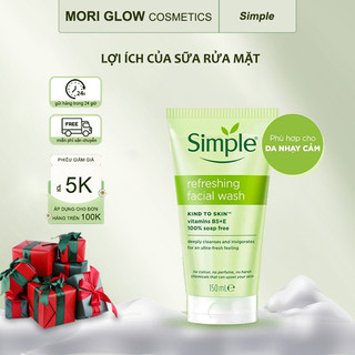 Simple Facial Cleanser – Dịu Nhẹ, Loại Bỏ Bã Nhờn & Tạp Chất, Dưỡng Ẩm Tự Nhiên