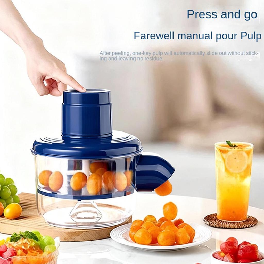 Máy gọt vỏ điện cho nho, tỏi Dụng cụ tẩy da trái cây tự động bóc vỏ dễ dàng cho nhà bếp gia đình mueadsyvn