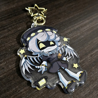 Murder Drones N and Uzi Chibi Acrylic Keychain Cute cartoon game Character pendant