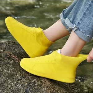 Áo Mưa Chống Thấm Nước Chống Trơn Trượt Dày Chống Mài Mòn Cao Su Bao Da Nam Nữ Không Dùng Một Lần Giày Chống Thấm Nước Ra