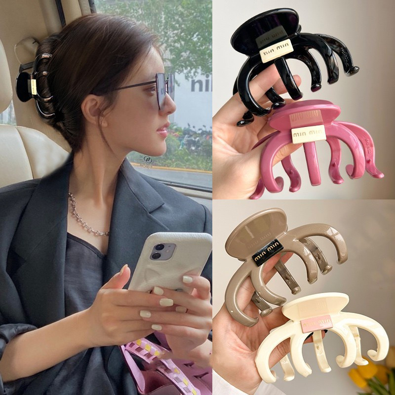 Kẹp Tóc Nhiều Màu Sắc Phong Cách Mới Kẹp Tóc Hình Cá Mập Dopamine Thiết Kế Đơn Giản Thời Trang Mùa Hè Mới 2023