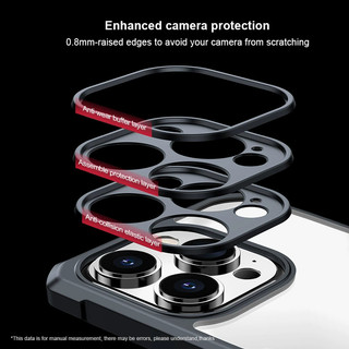 Ốp Lưng Trong Suốt Chống Sốc Cho iPhone 17 Air 16 15 14 Plus 13 12 Mini 11 Pro Max Vỏ Acrylic Trong Suốt