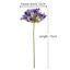 CATIYAHA Hoa sen giả, Nhánh hoa Agapanthus giả bằng nhựa, Phụ kiện bàn hoa nhân tạo dài 75cm sang trọng