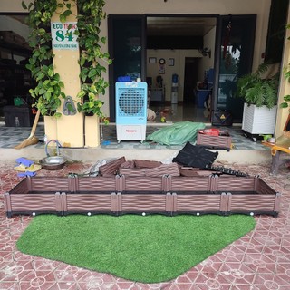 Chậu ghép thông minh HDPE/PP 250x50x23cm: Thẩm mỹ, bền bỉ, dễ lắp đặt, phù hợp mọi cây trồng đô thị.