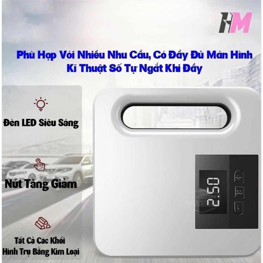 Bơm Lốp Ô Tô Điện Tử Tự Ngắt - Nhỏ Gọn - Đa Năng - Áp Suất Cao - Tiện Lợi