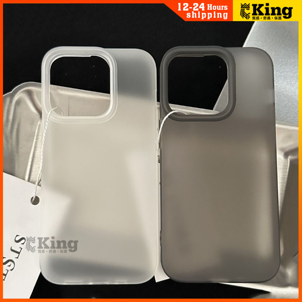 Ốp Lưng iPhone Silicon Lì Trong Suốt, Thiết Kế Đơn Giản Sang Trọng Cho iPhone 7/8/11/12/13/14/15/16/17/18Pro/Max