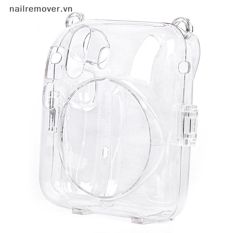 [NR] 1 Vỏ Máy Ảnh Pha Lê Sáng Bóng Cho Instax Mini 12 Túi Bọc Lấp Lánh Trong Suốt Có Dây Đeo Cho Instax Mini 12 MỚI