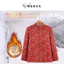 Áo Khoác Đông Dầy Dặn Cho Người Cao Tuổi, Chất Liệu Lụa Và Cotton