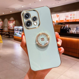 OPPO Reno15 Reno 15 Pro Max Reno 15Pro 5G Vỏ thiết kế mới OPPO Reno15 Pro Vỏ điện thoại mạ điện silicon mềm sang trọng có giá đỡ nhẫn