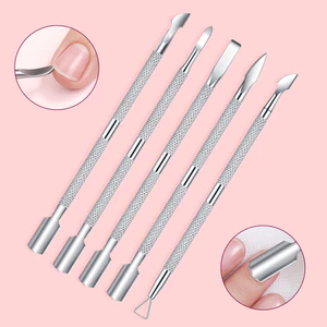 Cây đẩy da chết (sủi móng) - Cây cạo sơn gel, lấy khóe móng loại inox 304 chuyên dụng