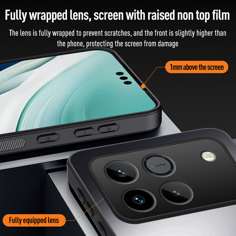 Dành Cho Honor Win RT WinRT 2026 Ốp lưng AG Mờ Dazzling Vàng Vỏ Silicon HonorWinRT Chống Sốc Bảo Vệ Cứng Mềm TPU + PC Matte Ốp Lưng