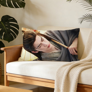 Theo đuổi ngọc bích — Vỏ gối hình chữ nhật bằng Polyester in một mặt Zhang Linghe, Vỏ gối trang trí nội thất, Quà tặng cho bạn bè (Không bao gồm chèn gối)