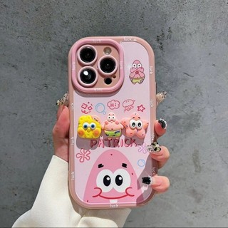 Ốp lưng iPhone 17 16 15 14 13 12 11 Pro Max XR XS Max 7 8 Plus Dễ thương Pie Star stereo trường hợp điện thoại