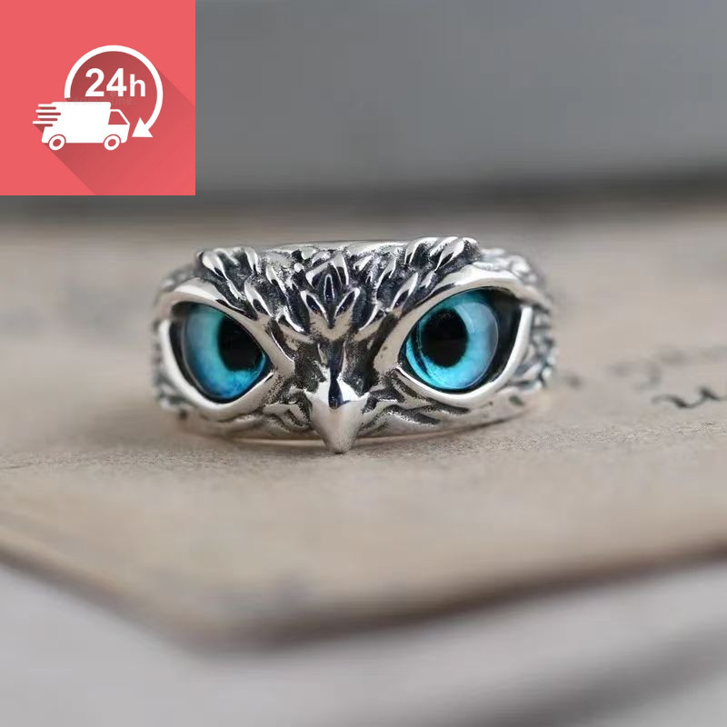 Nhẫn bạc cổ điển cho nam và nữ với màu sắc bền lâu