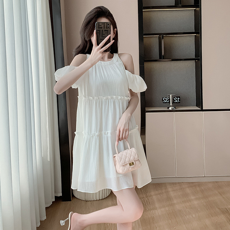 váy đi biển phong cách nghỉ dưỡng dành cho nữ, mẫu mới mùa hè, Váy dài vừa dáng chữ A , trẻ trung, duyên dáng