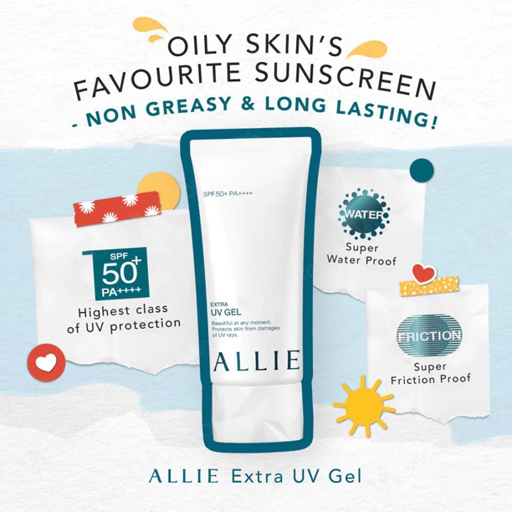 Allie Oil Control Fresh Moisturizing UV Sunscreen Emulsion 90g