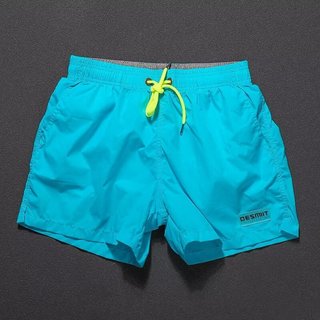 Quần short đi biển nhẹ, nhanh khô, chống nước, màu trơn đơn giản