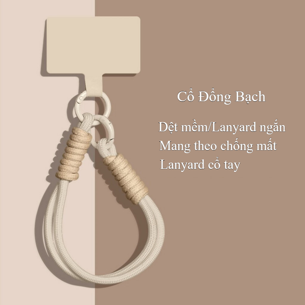 Dây Đeo Điện Thoại Chống Mất Mát Đeo Chéo Cổ Tay Thời Trang Chắc Bền