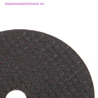 Toplanswatchstore 5 Chiếc 3inch 75 * 1.2 * 10 Lỗ Đĩa Cắt Mini Nhựa Tròn Mài Bánh Xe Chà Nhám Đĩa 75 Mm Cho Máy Xay Góc Thép Đá Cắt Góc Mài VN