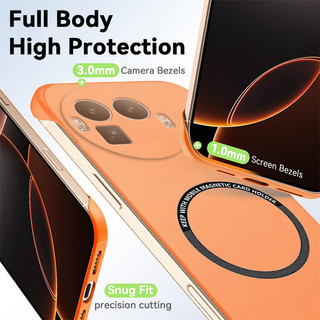 Desxz Luxury Magnetic Slim cho Realme GT7 GT 8 Pro 8Pro Ốp điện thoại không khung mờ chống trầy xước Vỏ PC cứng không viền giáp chống sốc