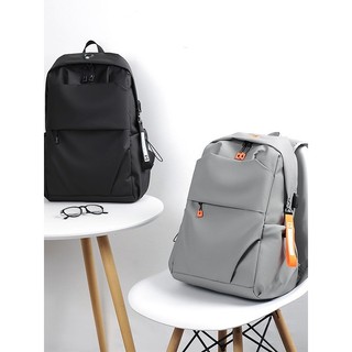 Hàng sẵn có 30 * 16 * 45cm Ba lô phong cách mới dành cho nam Ba lô dung tích lớn đơn giản Du lịch ngoài trời Ba lô đa chức năng Ba lô học sinh trung học cơ sở Cảm giác cao cấp