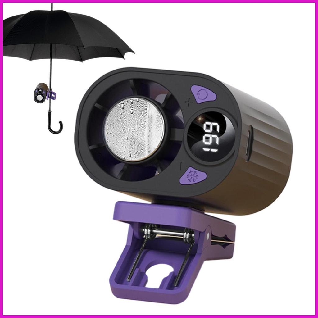 Quạt thắt lưng di động 199-Level 18000 RPM Thiết bị hiển thị kỹ thuật số có thể sạc lại Mùa hè Phụ kiện ngoài trời cho du lịch lyuvn