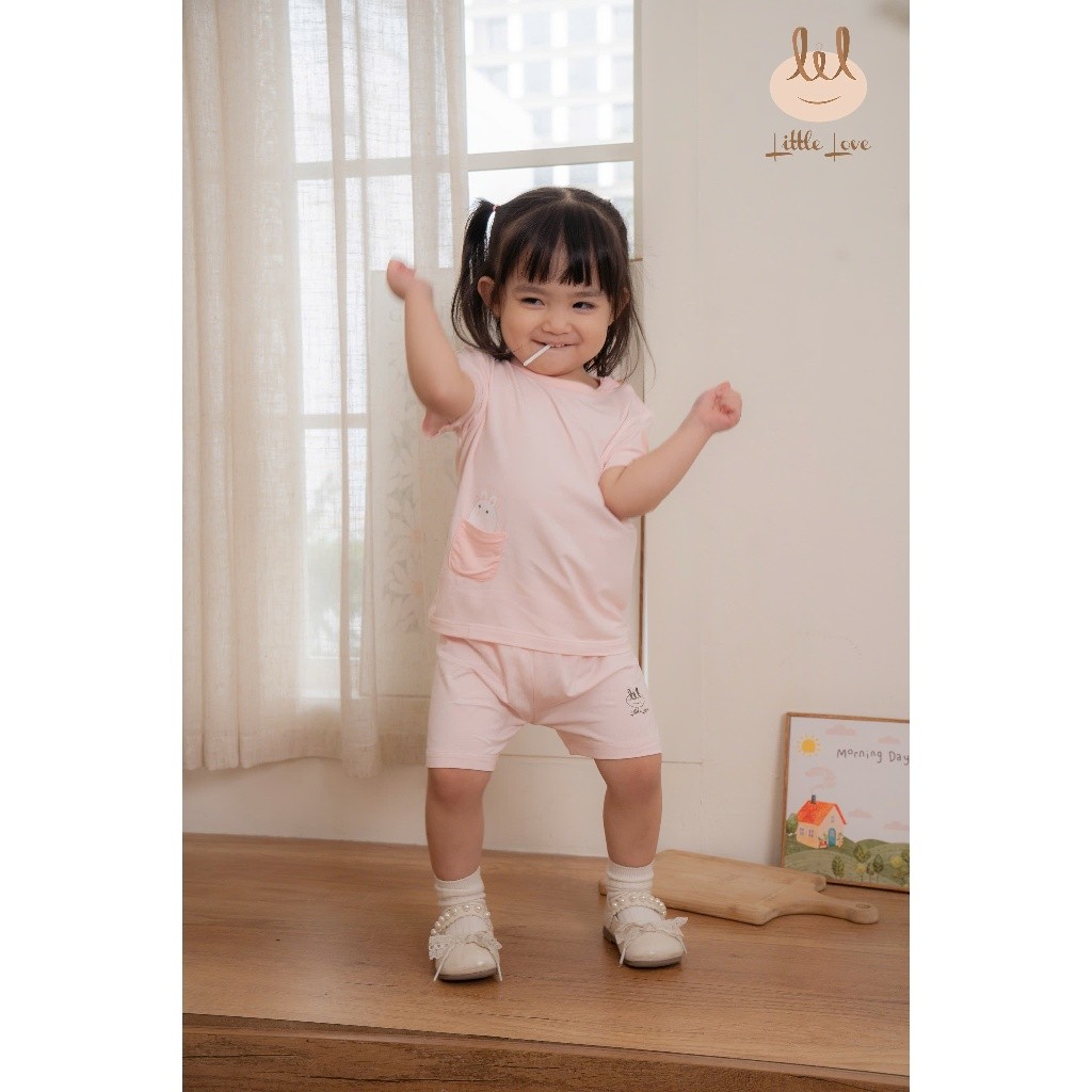 BỘ CỘC TAY VẢI SỢI TRE PHỐI TAY [ SIÊU MỀM, MÁT, MỊN CO DÃN VÀ THẤM HÚT TỐT] SZ 6/9M - 4Y (HCT38)