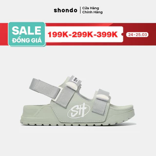 Giày Platy Nam Nữ SHONDO Êm, Thời Trang Thích Hợp Đi Làm, Đi Học Chơi Full Xanh Bơ Xám PLA2244