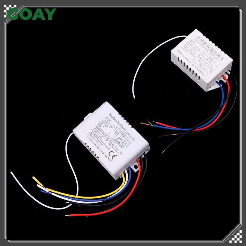 Công tắc đèn điều khiển từ xa kỹ thuật số GOAY Công tắc bật tắt không dây cho đèn chùm bóng đèn 220V RF433 1 / 2 / 3 / 4 Cách VN